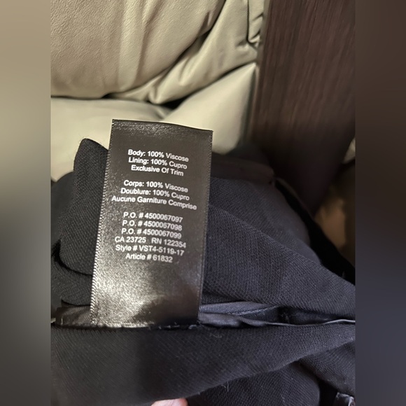 Wilfred Adelise viscose trench coat belted S blk - Picture 3 of 3